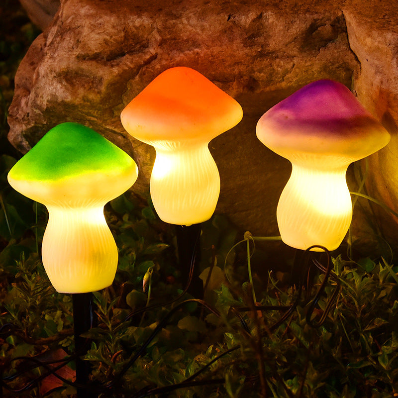 Solar Mushroom Lamp Garden Landscape Lawn