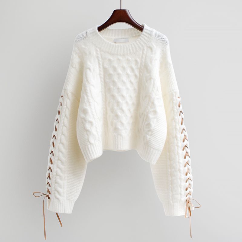 Western Style Pullover Lazy Sweater For Women