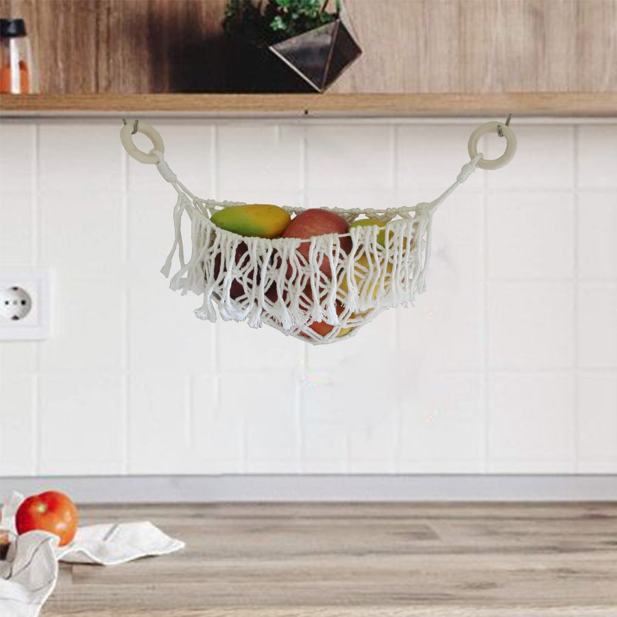 Kitchen Corner Cabinet Fruit Hanging Basket