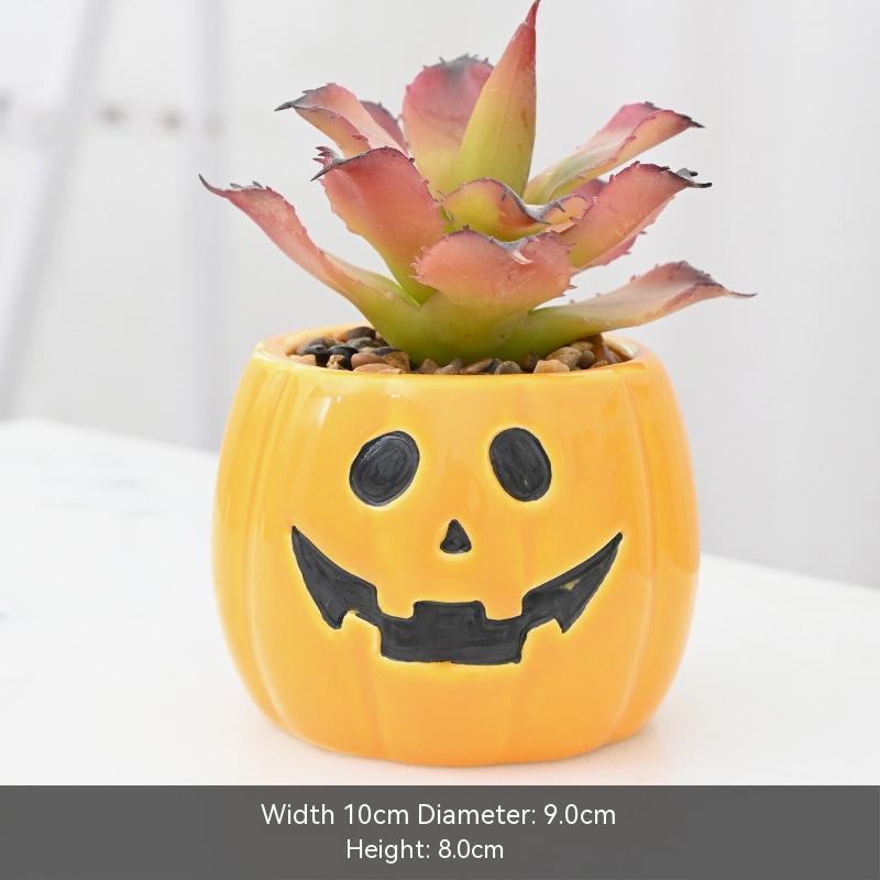 Halloween Succulent Flower Pot Ceramic Flower Pot Aromatherapy