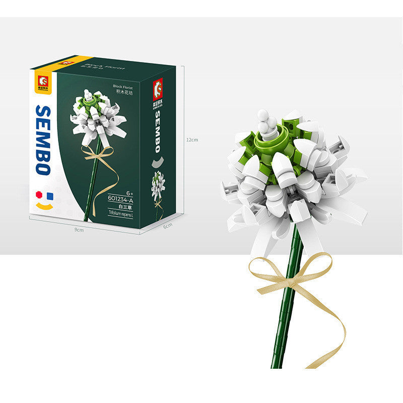 Bouquet Assembled Puzzle Building Block Toy