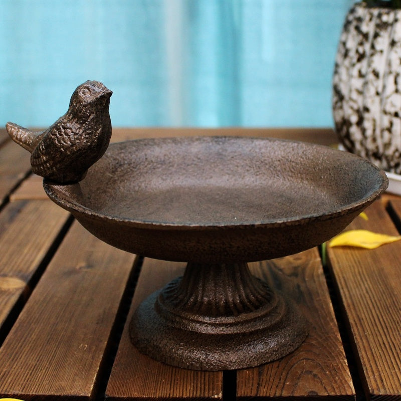 Cast Iron Craft Bird Decoration Storage Tray