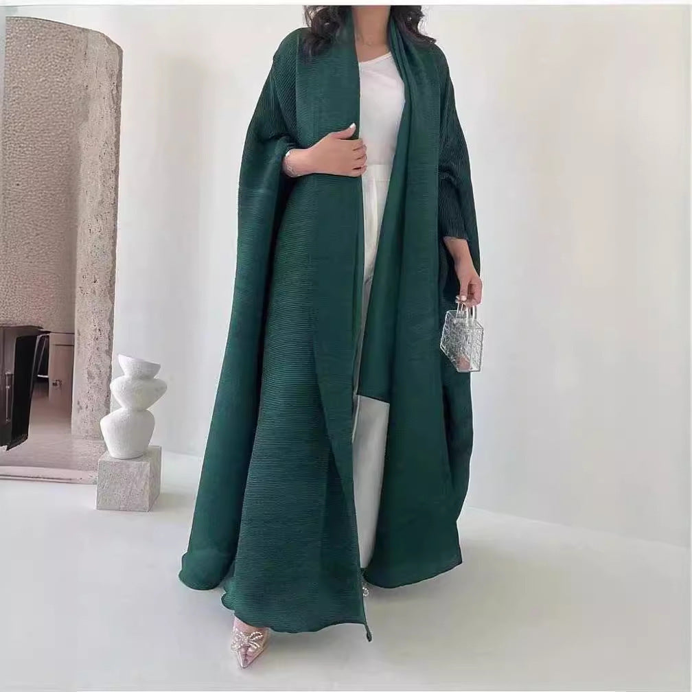 Sanzhai Shoulder Cloak Coat Pleated Loose Plus Size Scarf