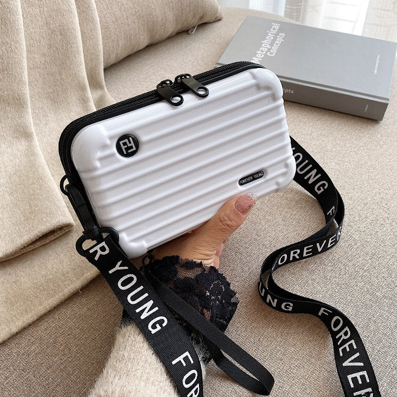 Women's Fashion Mini Luggage Shape Shoulder Crossbody Bag