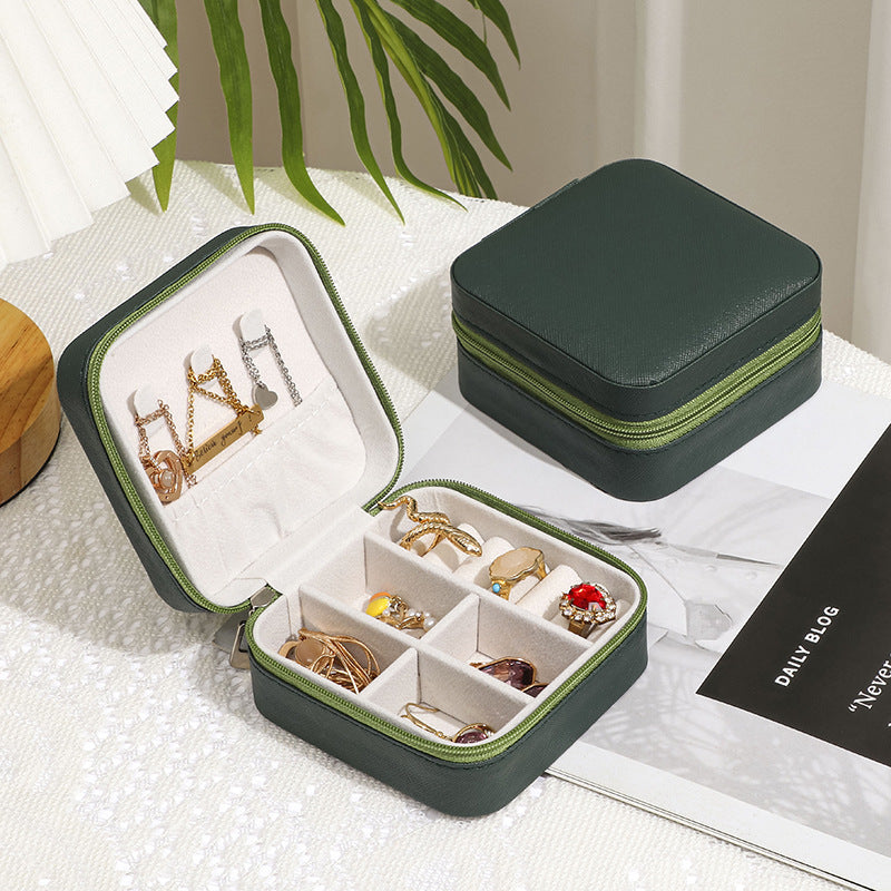 Korean Small Portable Jewelry Storage Box