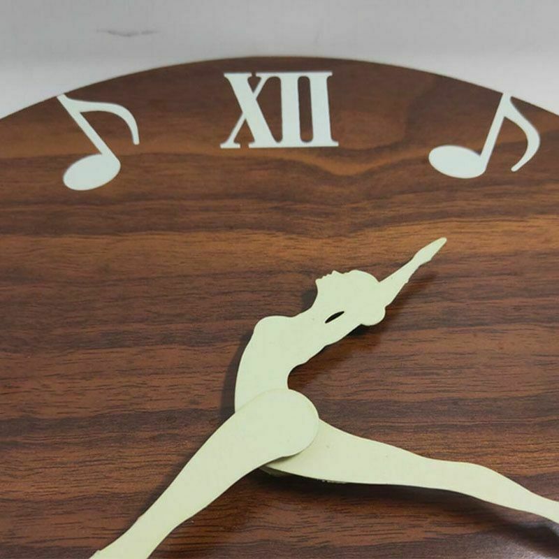 Luminous Simple Quartz Mute Wooden Wall Clock