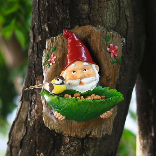 Bird Feeder Outdoor Decorative Pendant Resin Crafts