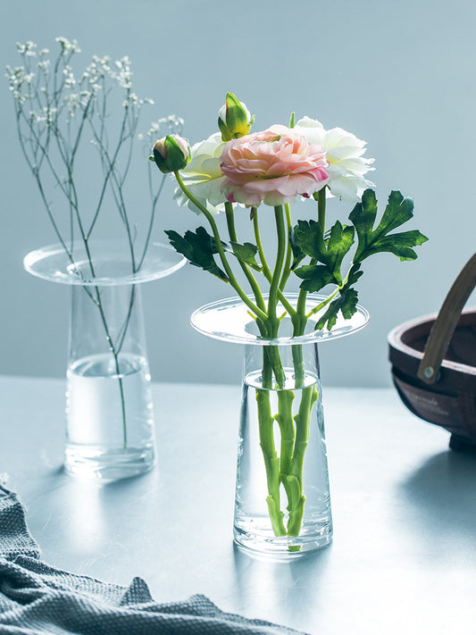 Transparent Modern Minimalist Flower Arrangement