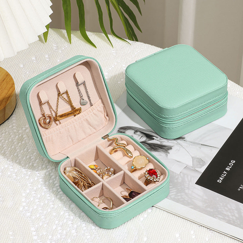 Korean Small Portable Jewelry Storage Box