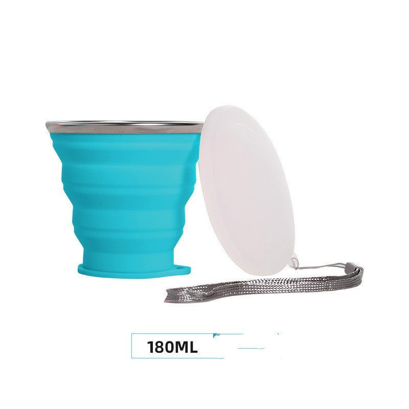 Outdoor Portable Silicone Folding Mug