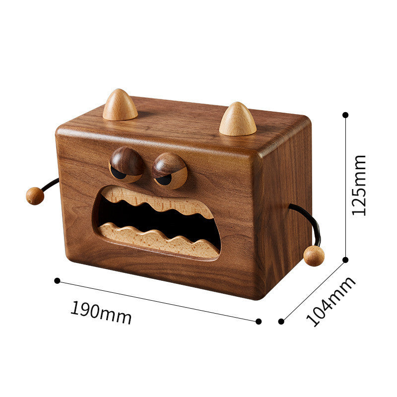 Cartoon Household Wooden Tissue Box