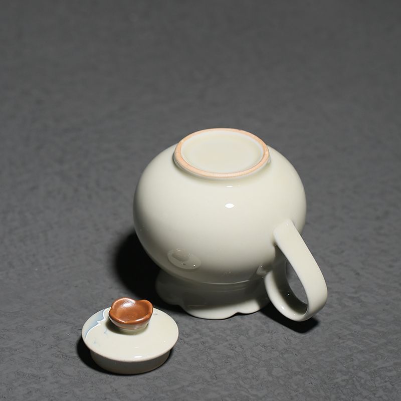 Household Grass And Wood Gray Hand-painted Landscape Underglaze Porcelain Chinese Teapot