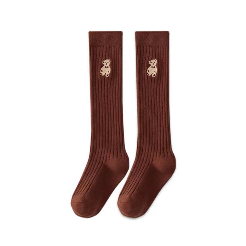 Little Bear Children Autumn Thin Mid-calf Length Socks