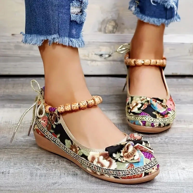 Women's Plus Size Ethnic Style Platform Sandals