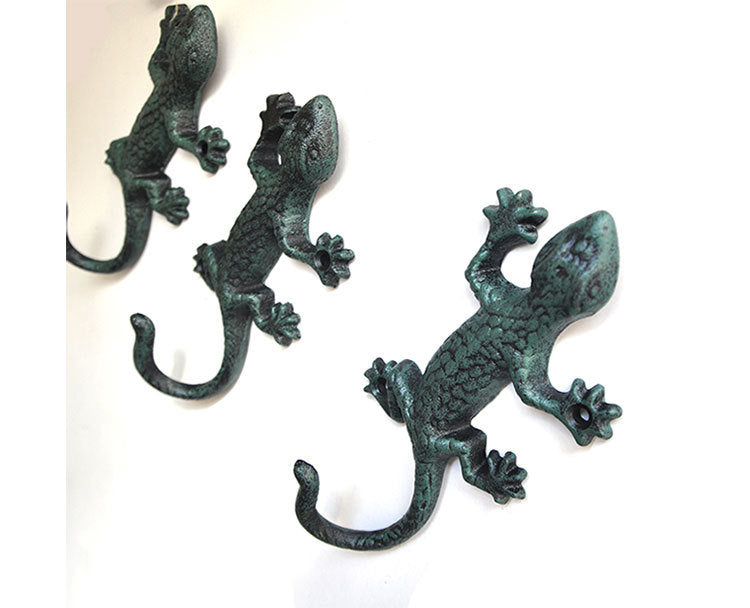 Wrought Iron Gecko Hook American Cast Iron Garden Hook