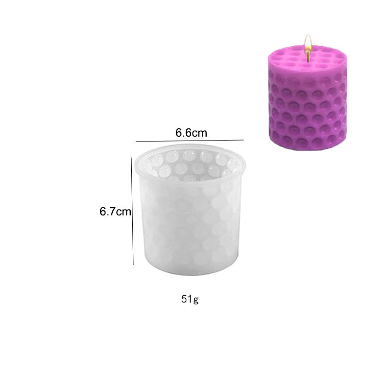 Hexagonal Square Aromatic Candle Silicone Mold