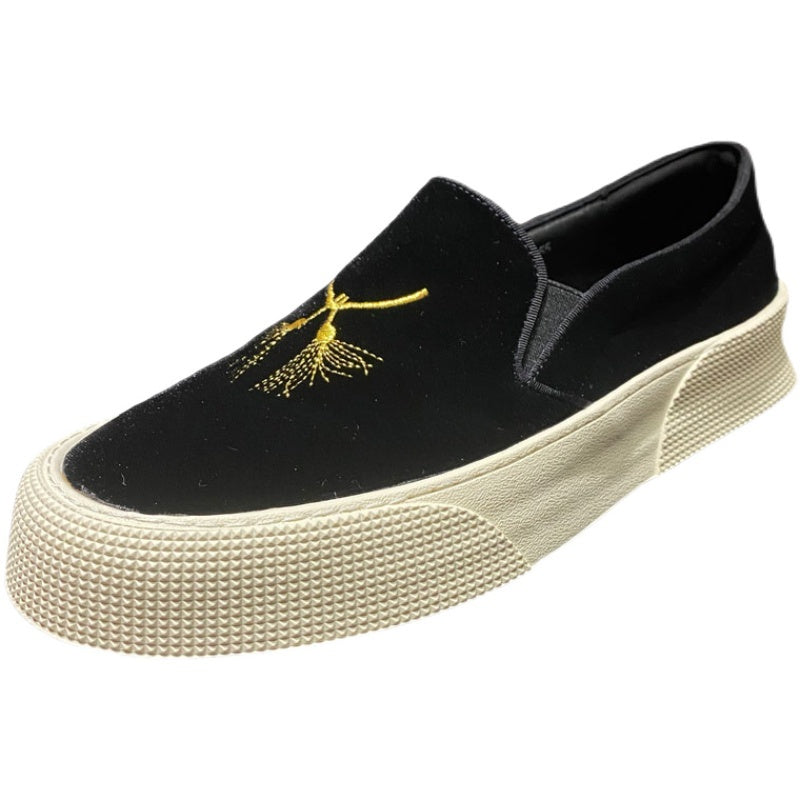 Breathable Men's Slip-On Casual Youth Sneakers