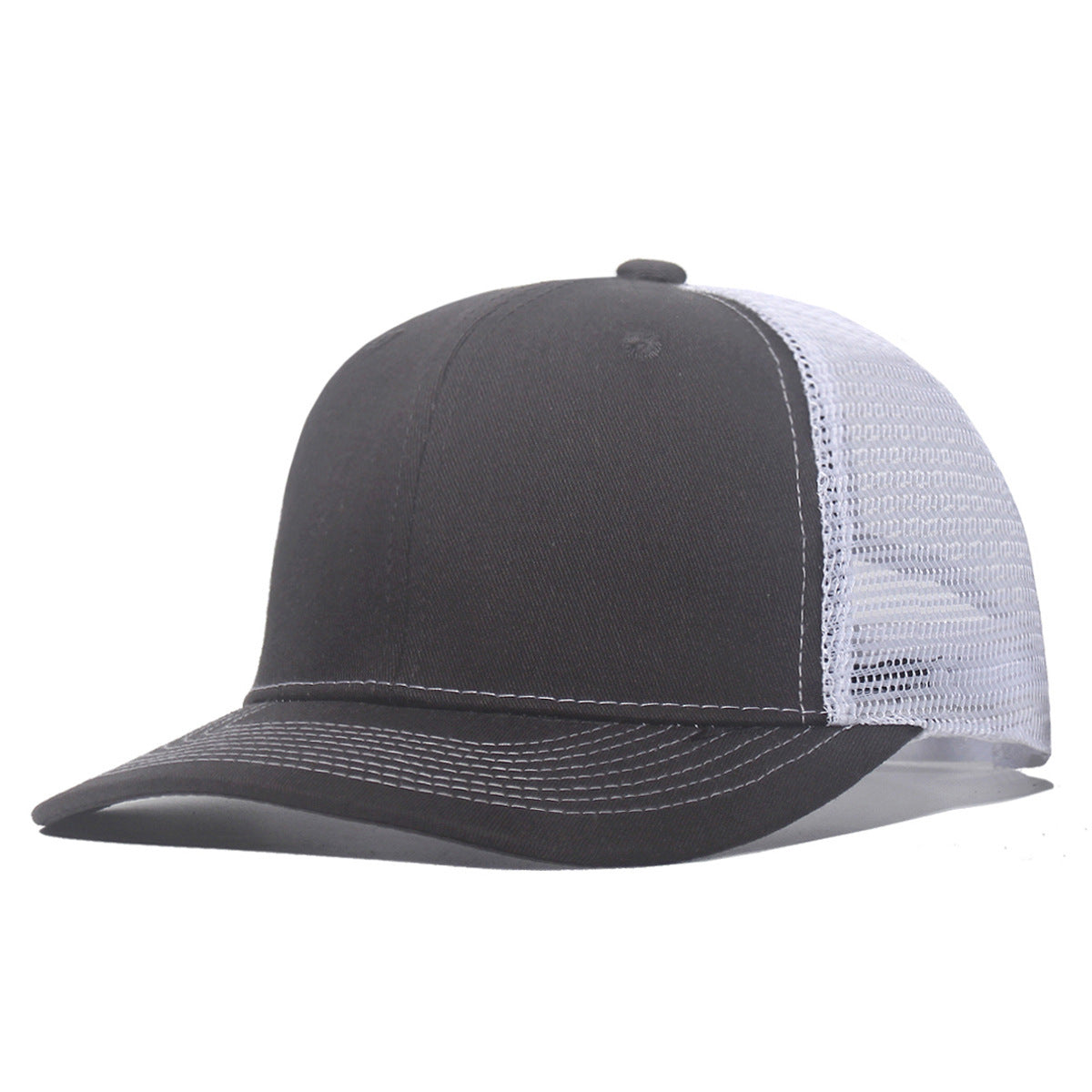 Baseball Slightly Curved Wide Brim Breathable Peaked Cap