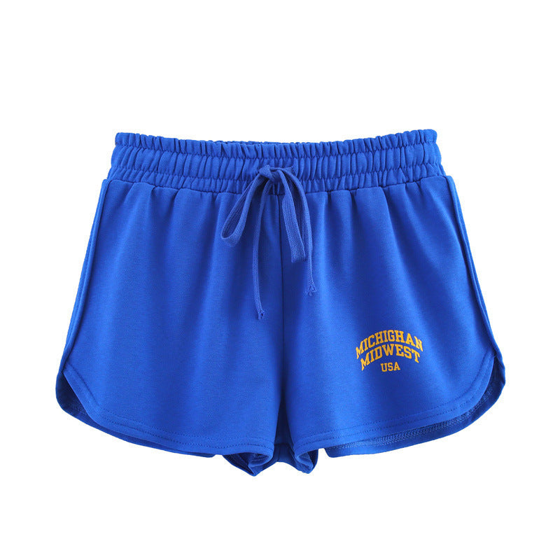 Temperament Commute Printed Washed Shorts 4174340