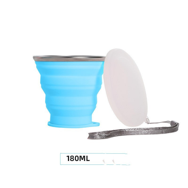 Outdoor Portable Silicone Folding Mug