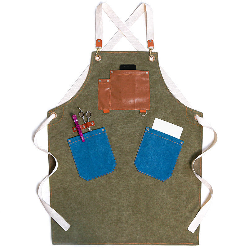 Gardening Baking Salon Denim Workwear Apron