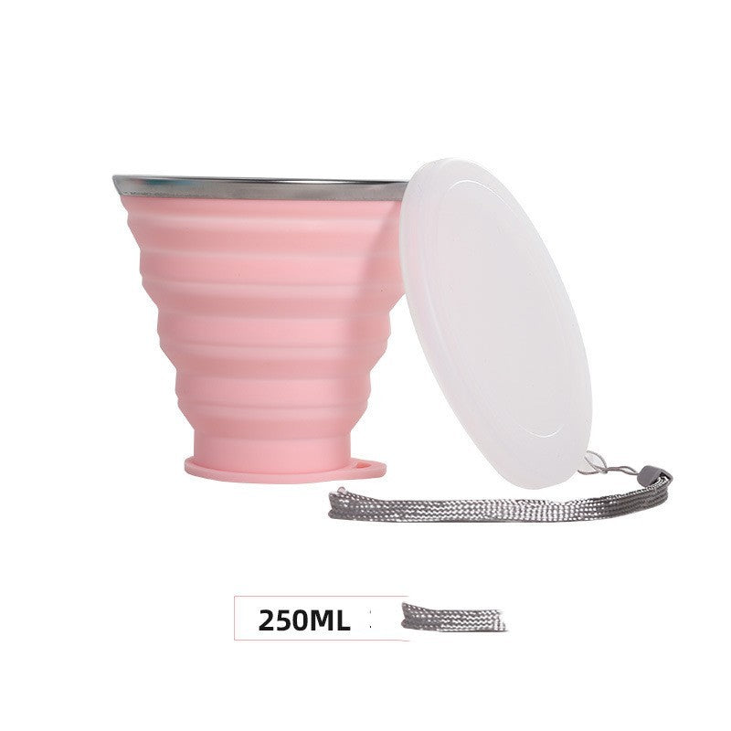 Outdoor Portable Silicone Folding Mug