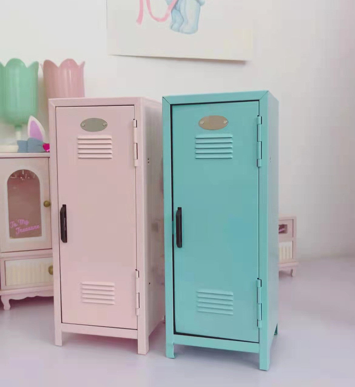 New Etude House Desktop Storage Iron Cabinet