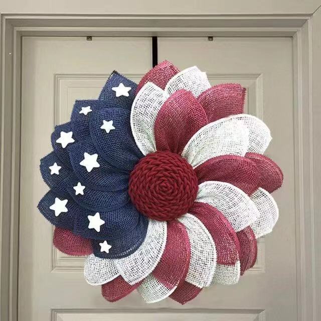 Bee Sunflower Wreath Wall Entrance Door Pendant