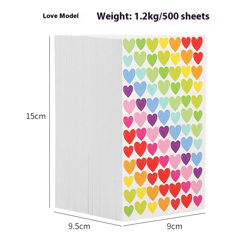 Love Stickers Colorful Decorative Stickers DIY Album