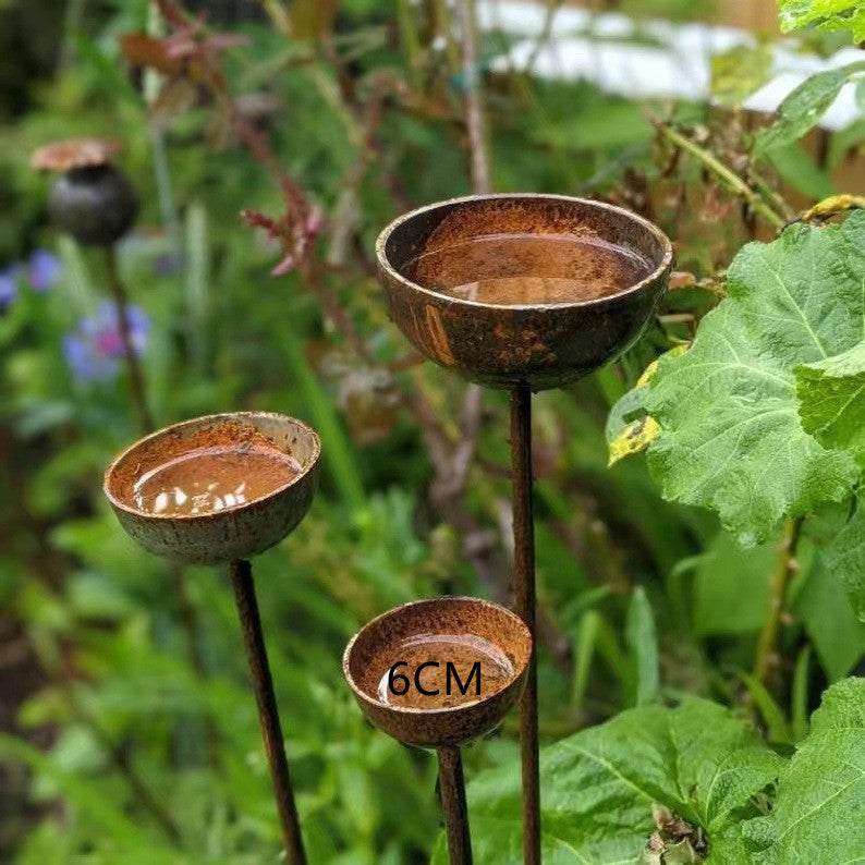 Metal Garden Rain Catcher Decoration Ornaments