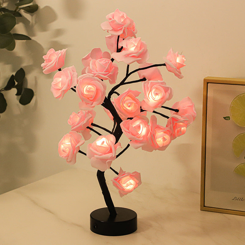 LED Rose Table Lamp Decoration