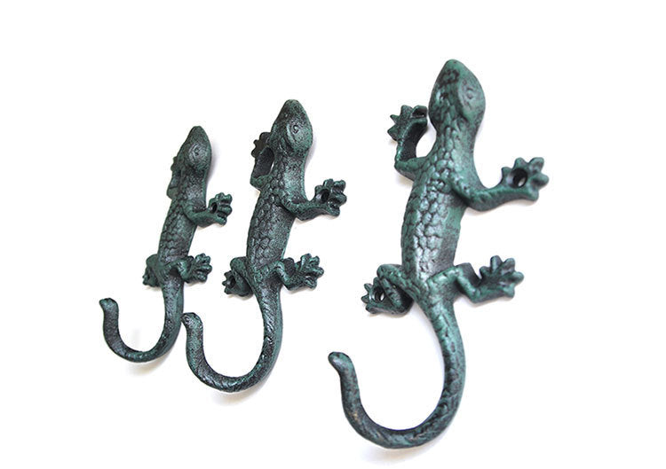 Wrought Iron Gecko Hook American Cast Iron Garden Hook