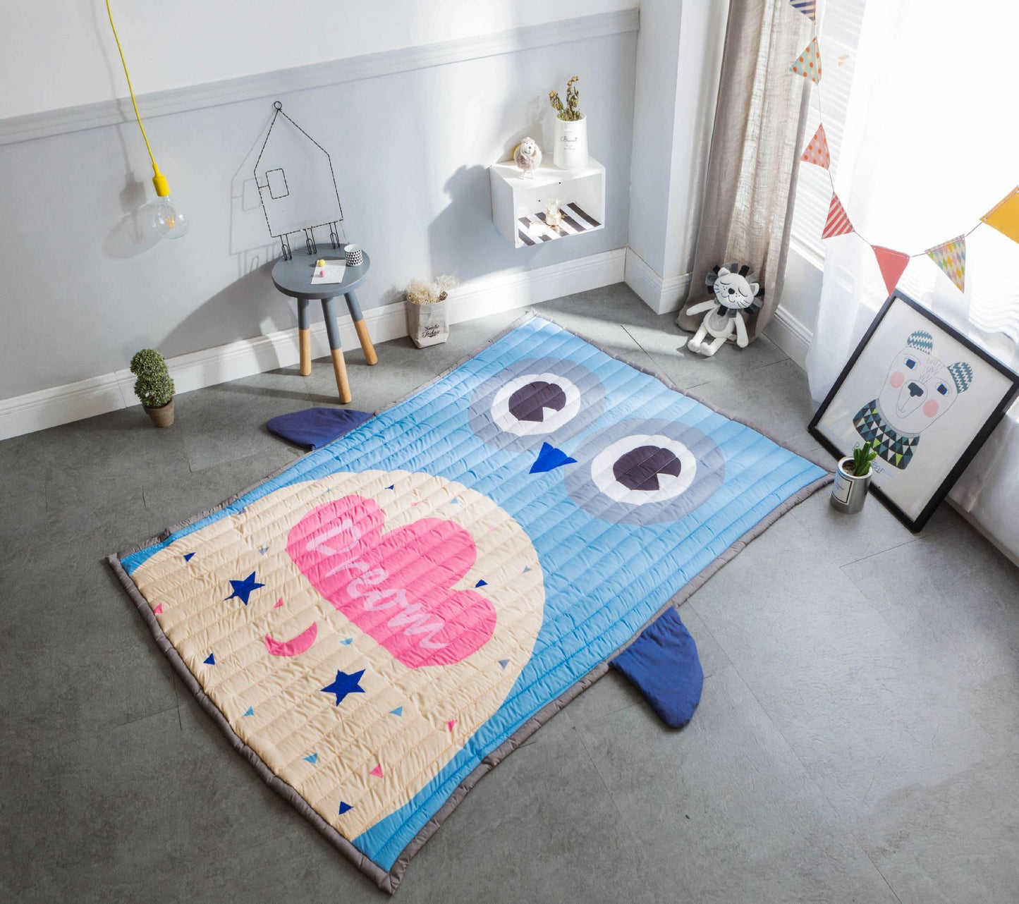 Cartoon Thickened Children's Folding Baby Living Room Carpet Outdoor Climbing Mat