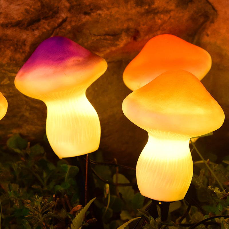 Solar Mushroom Lamp Garden Landscape Lawn