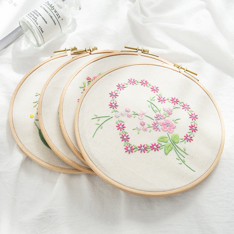 Hand Embroidered Diy Love Fabric Three-dimensional Ribbon Painting