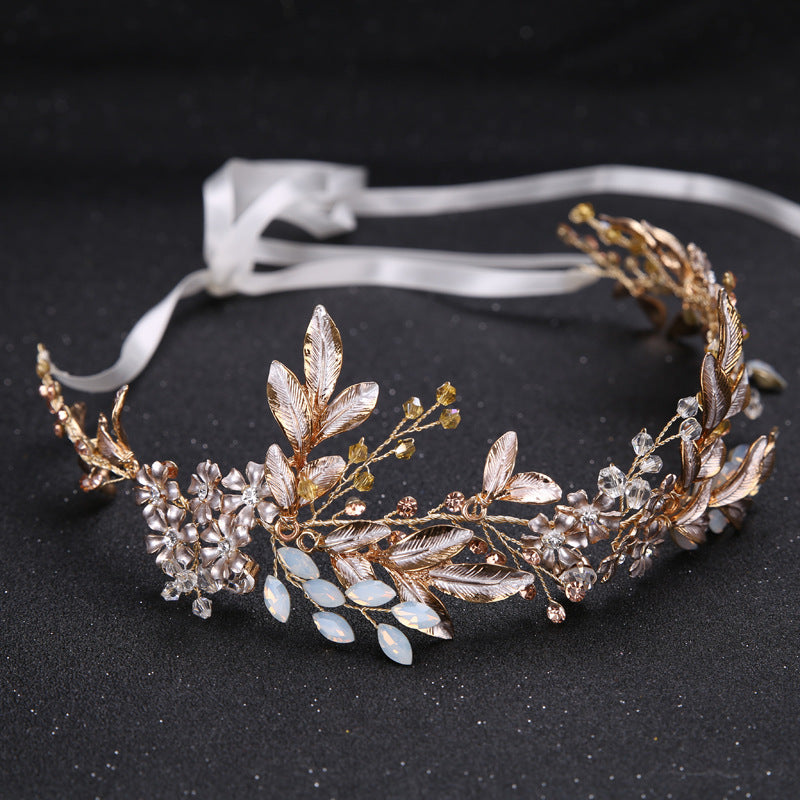 Gold Leaf Handmade Hair Band