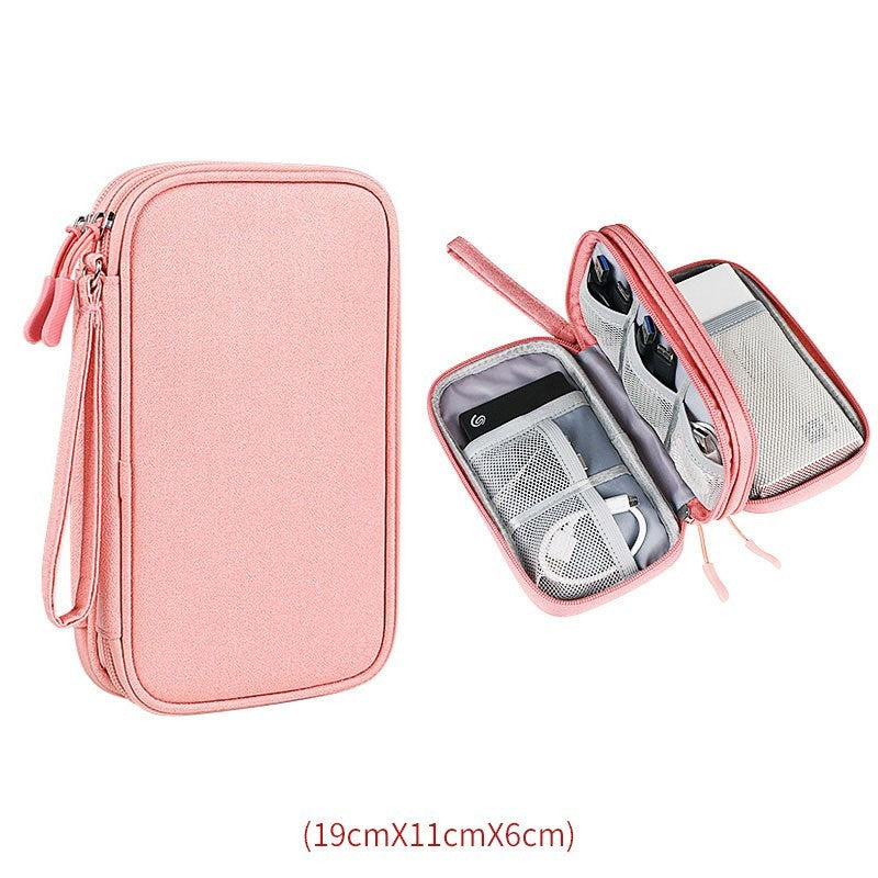 Multifunctional Portable Organizer Bag Storage Bag Box Hard Drive Data Cable Headset