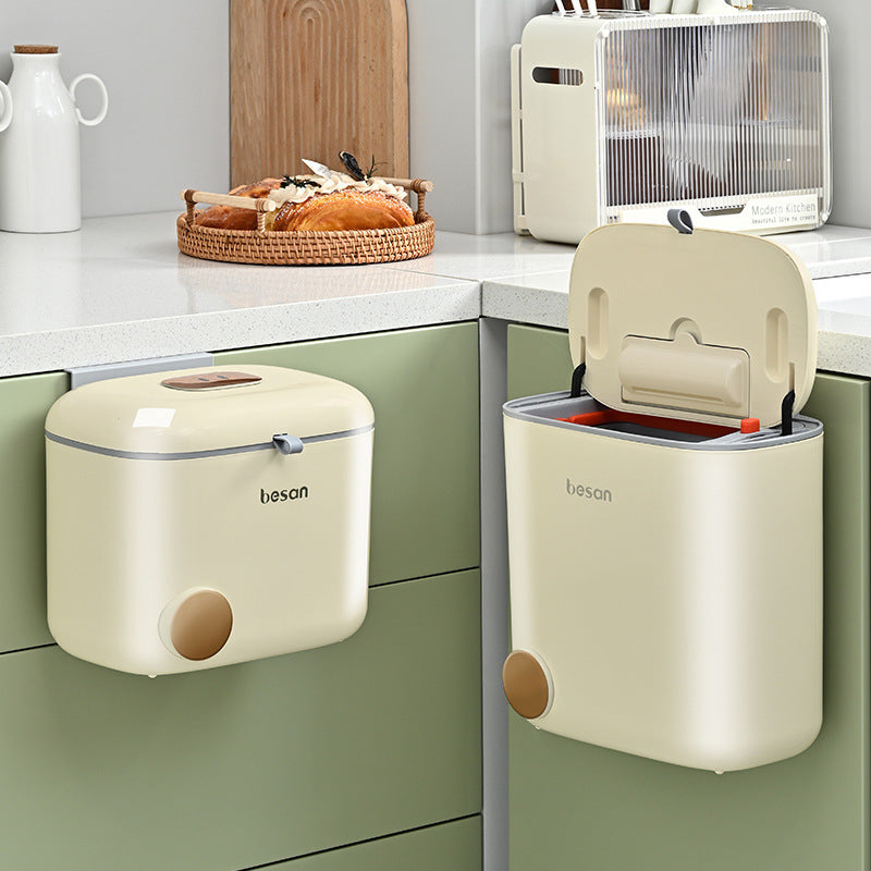 Kitchen Wall-mounted Waterproof Trash Can