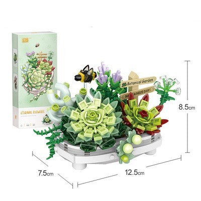 Blossom Pot Simulation Green Plant Household Decoration Toys