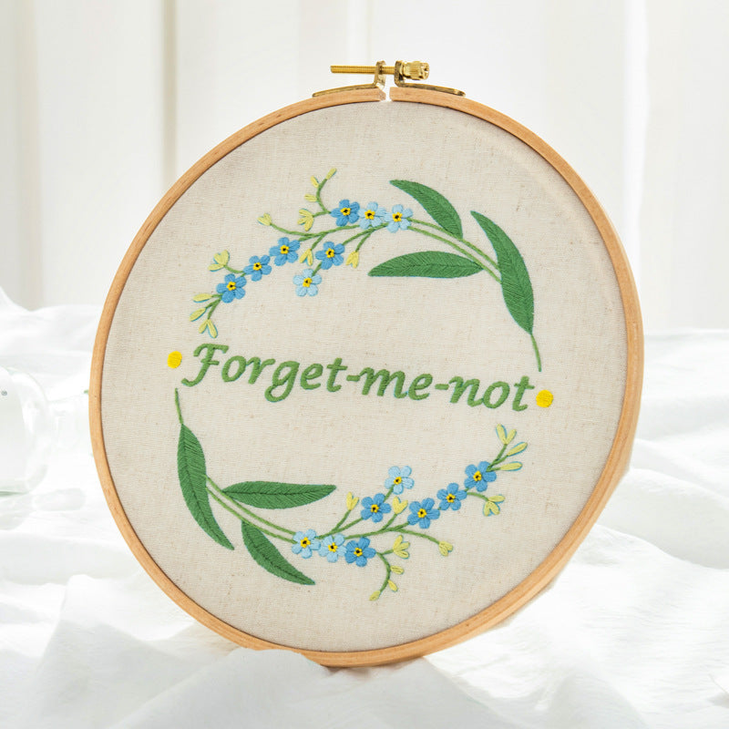 Hand Embroidered Diy Love Fabric Three-dimensional Ribbon Painting