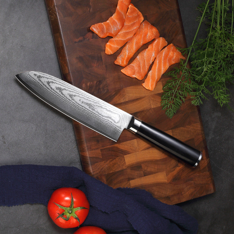 Damascus-steel Japanese Kitchen Knife Chef Cooking