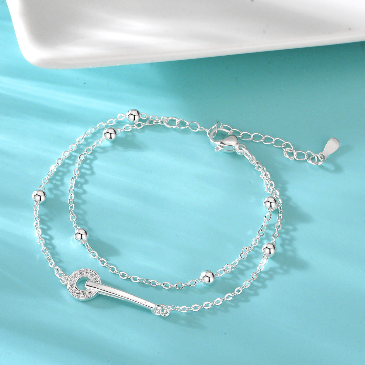 Double-layer Twin Ring Bracelet For Women