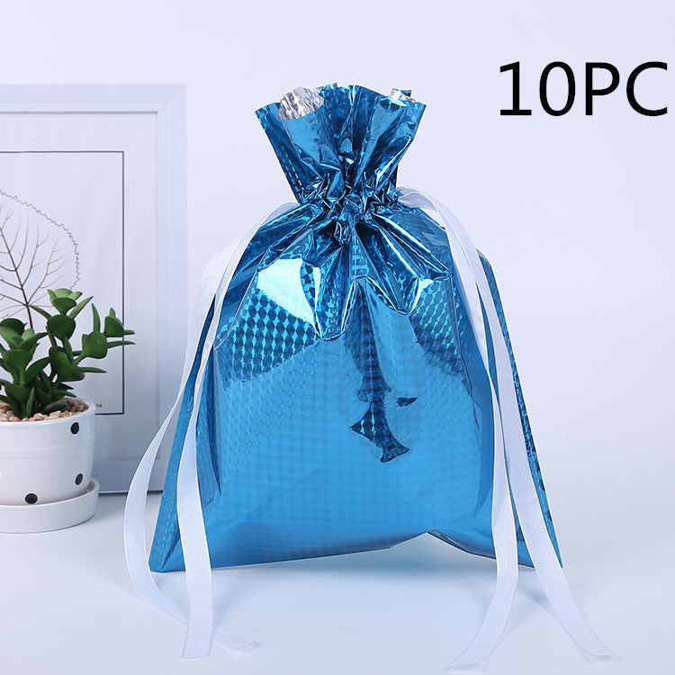 Christmas Gift Wrapping Bag Drawstring Decoration