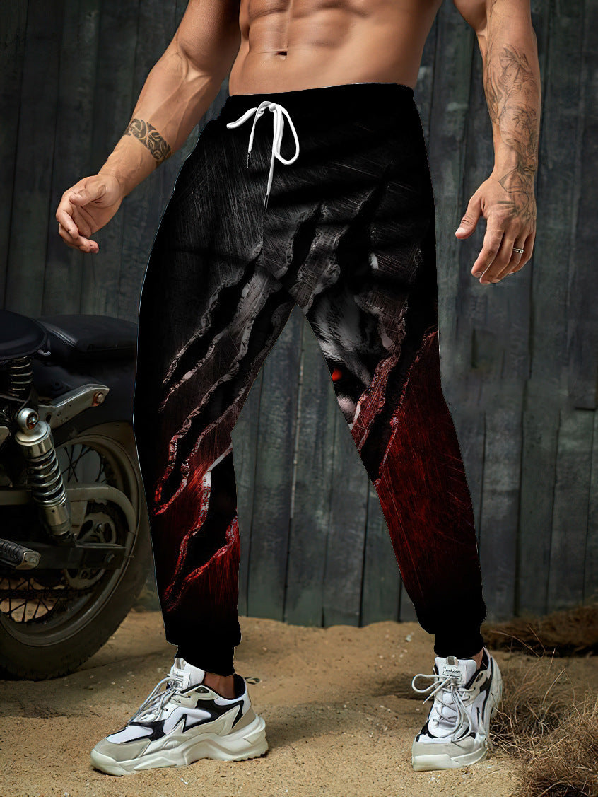 3D Digital Printing Men's Trousers Sports Pants