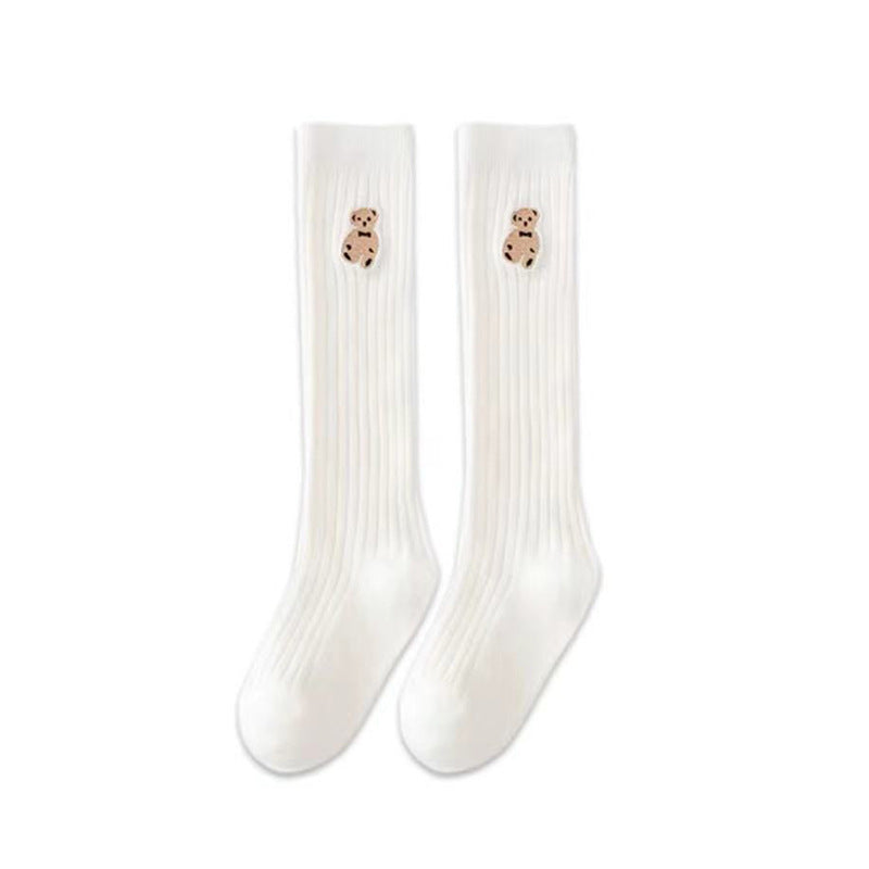 Little Bear Children Autumn Thin Mid-calf Length Socks