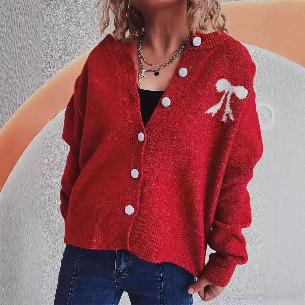 Autumn New Long Sleeve Sweater Short Top