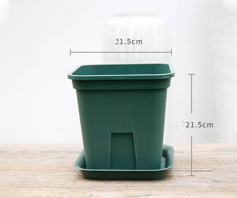 Tasha''s garden Castle Peak root control basin gardening flower planting basin rose Clematis gallon basin resin flowerpot