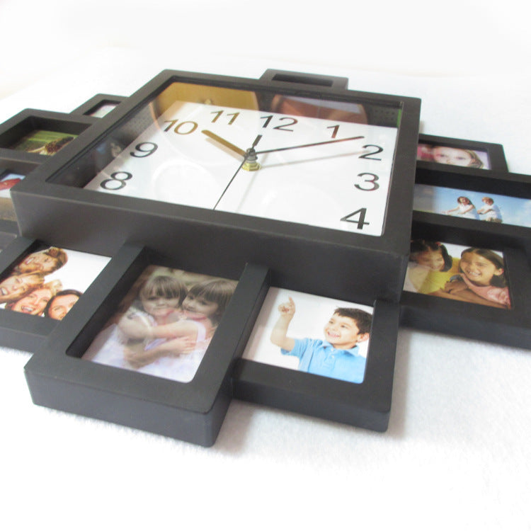 Photo Clock Wall Clock Mute Clock Creative Electronic Clock Wall Watch