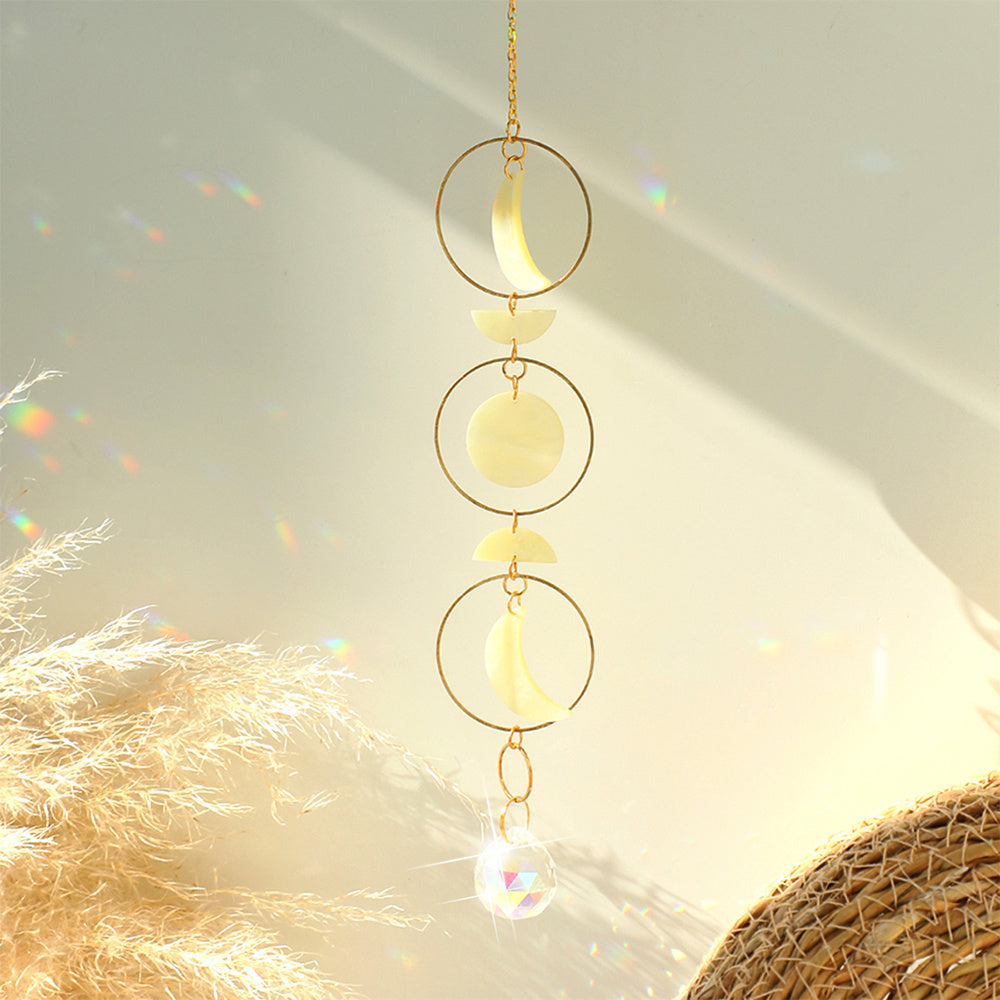 Fashion Garden Crystal Hanging Star Moon