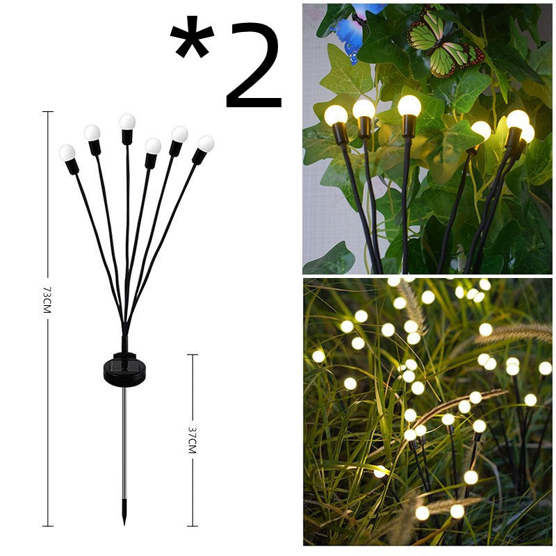 LED Pneumatic Firefly Ground Plug-in Lamp